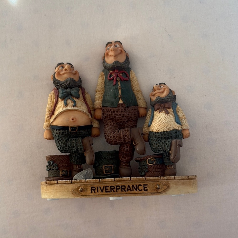 Fun Vintage Finnian’s Riverprance  Irish Figurine Trio